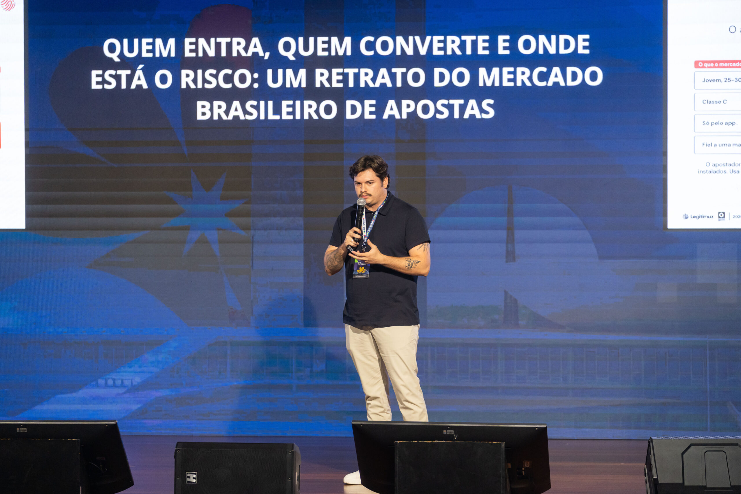 Pedro Brisola da Legitimuz presente no Bis Sigma Brasília 2026